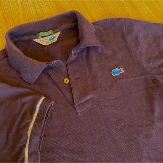 ラコステ(LACOSTE)のラコステ × シップス　別注カノコポロシャツ　ネイビー　2(ポロシャツ)