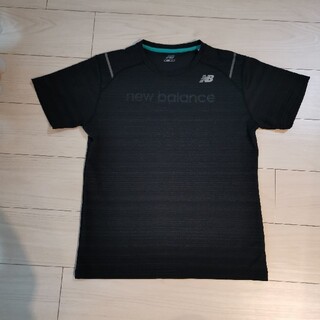 ニューバランス(New Balance)のニューバランスNew Balance ドライTシャツ 杢ブラック Mサイズ(ウェア)