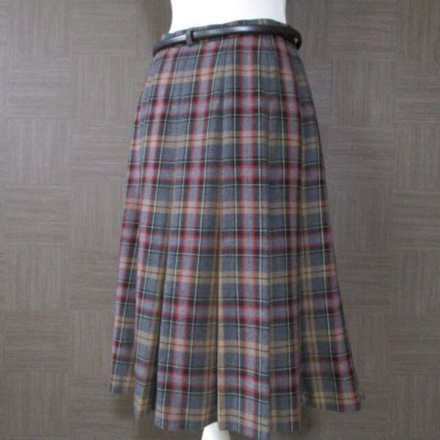 新品 レリアン Leilian スカート 13+ 日本製 大きいサイズ 秋冬
