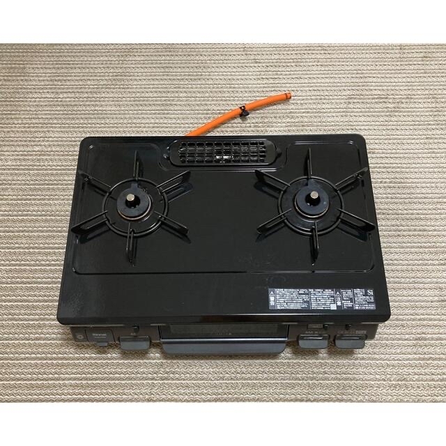 ガステーブル　LPガス　型番RT64JH652 黒×グレー