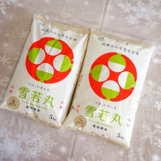 お米 雪若丸 10kg 精米 単一原料米 令和三年産 10kg(米/穀物)