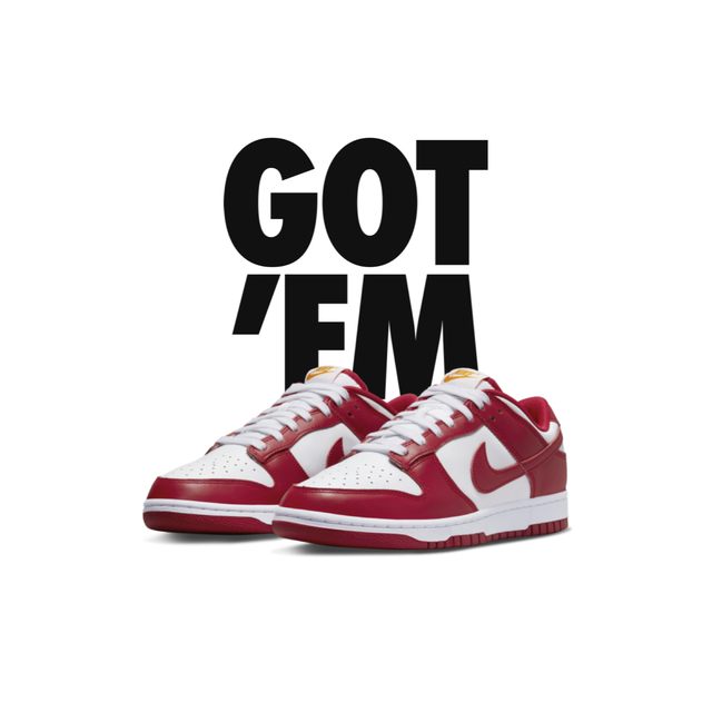 Nike Dunk Low Gym Red ナイキ ダンク ロー ジムレッド