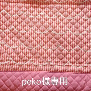 peko様専用　ストライプ＆フリル柄レッスンバッグ、シューズケース、体操服袋(バッグ/レッスンバッグ)