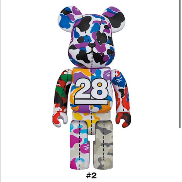 BE@RBRICK - BAPE(R) CAMO 28TH ANNIVERSARY MULTI 400％の通販 by ...