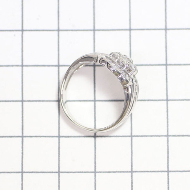 Pt900 ダイヤモンド リング 1.02ct フラワー レディースのアクセサリー(リング(指輪))の商品写真