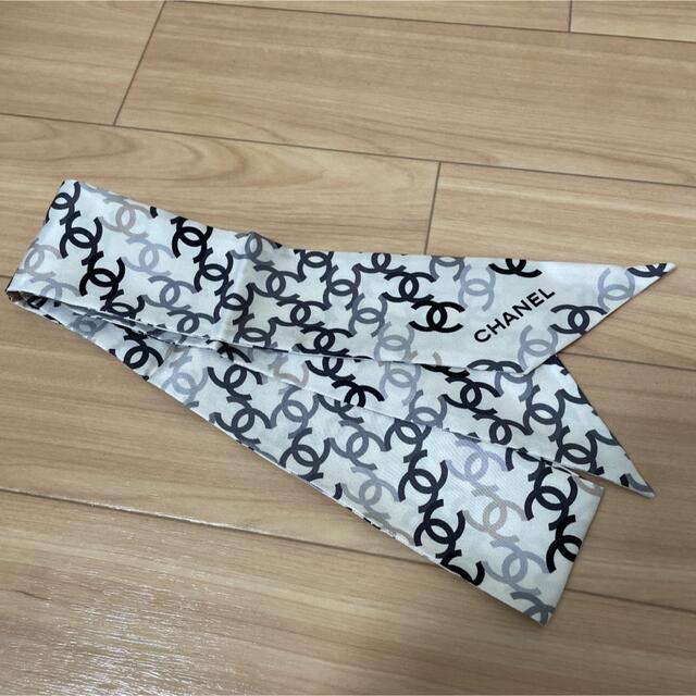 通販安心 新品未使用品 CHANELシャネル シルクヘアバンド ツイリー