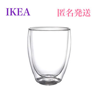 IKEA - 【新品‼️PASSERAD パッセラド ダブルウォールグラス, 30 cl】1個
