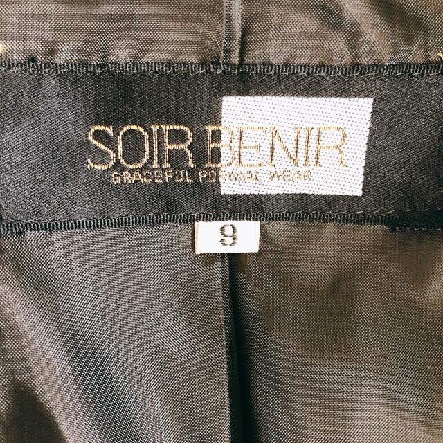 SOIR(ソワール)の高品質 ブラック フォーマル アンサンブル 礼服 SOIR BENIR レディースのフォーマル/ドレス(礼服/喪服)の商品写真