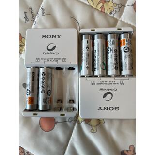 ソニー(SONY)の充電式電池　６本(その他)