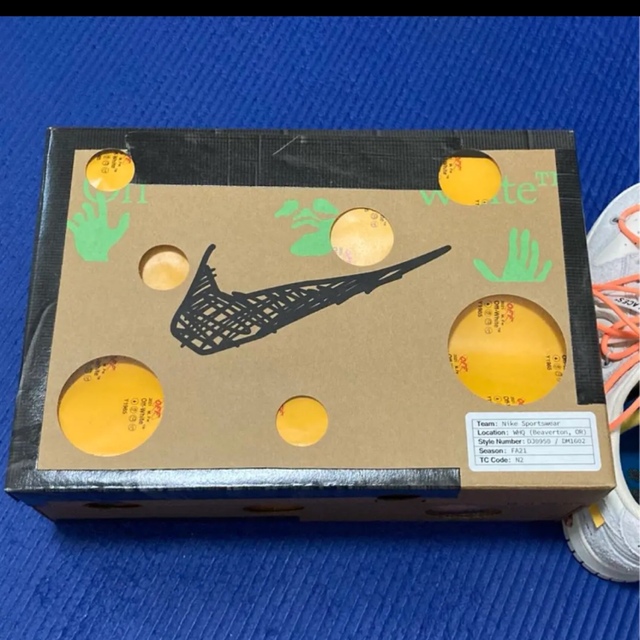 27.5 OFF-WHITE × NIKE DUNK 1 OF 50 "19" 6