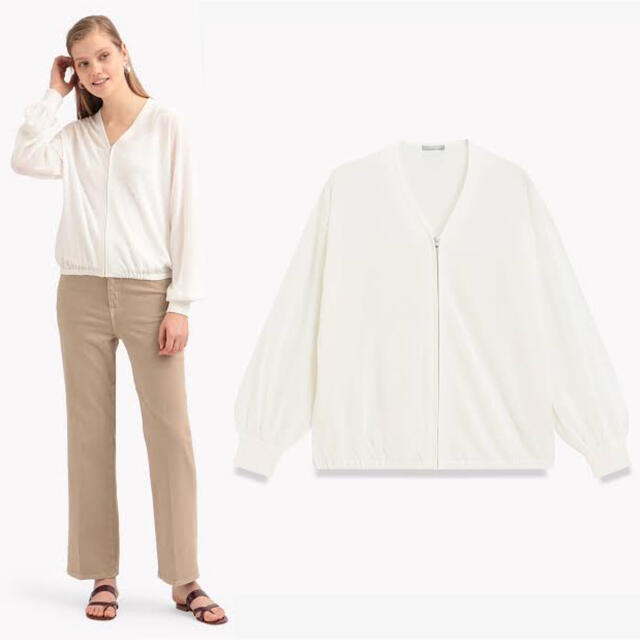 theory luxe 21SS 完売 OPUS ジップアップブルゾン theory luxe 21SS 完売 OPUS ジップアップブルゾン