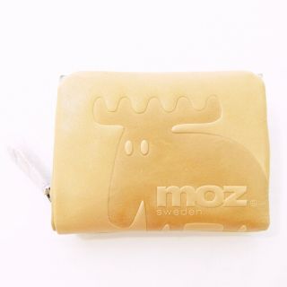 アザー(other)のモズ MOZ 二つ折り財布 コンパクトウォレット レザー ベージュ(財布)