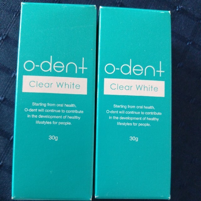 新品未使用品❗️O-dent Clear White 2個セット