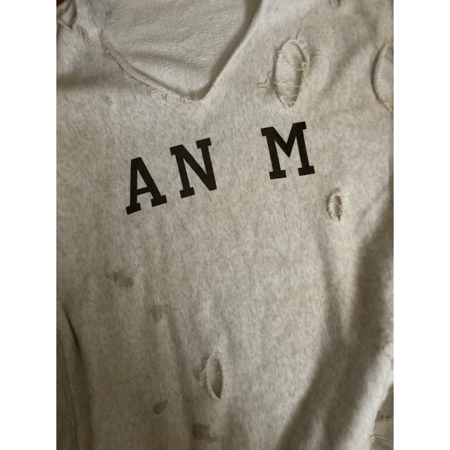 ANCELLM  AN M CRASH CREWNECK SWEAT SHIRT メンズのトップス(スウェット)の商品写真