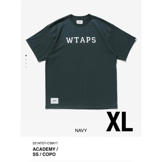 2021超人気 W)taps - WTAPS 22ss ACADEMY NAVY XL 新品未使用　未開封 Tシャツ/カットソー(半袖/袖なし)
