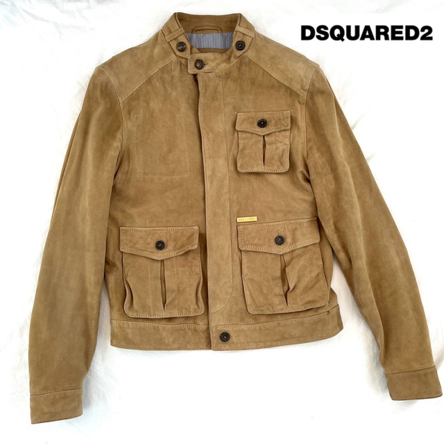 DSQUARED2 スエードジャケット ディースクエアード ジャケット 48