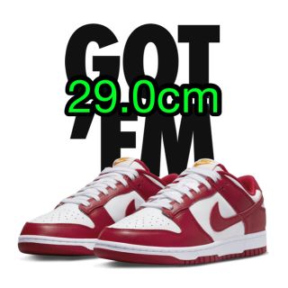 ナイキ(NIKE)の29.0cm Nike Dunk Low Retro Gym Red(スニーカー)