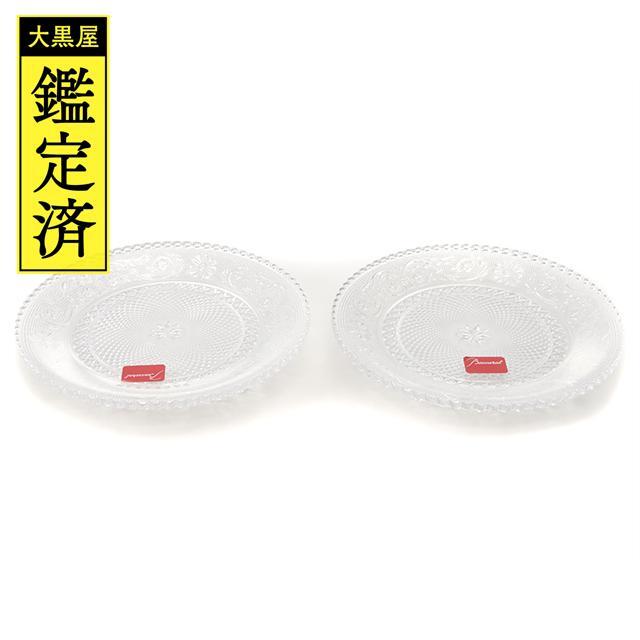 Baccarat バカラ アラベスク デザートプレート2枚セット 【431】 Baccarat バカラ アラベスク デザートプレート2枚セット 【431】