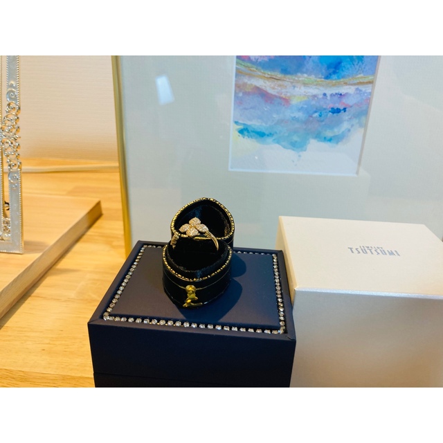 JEWELRY TSUTSUMI(ジュエリーツツミ)のK18 TSUTSUMI 現行品ゴールドダイアモンドリング レディースのアクセサリー(リング(指輪))の商品写真