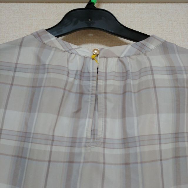 Rope' Picnic(ロペピクニック)のロペピクニック　チェック　ブラウス レディースのトップス(シャツ/ブラウス(半袖/袖なし))の商品写真