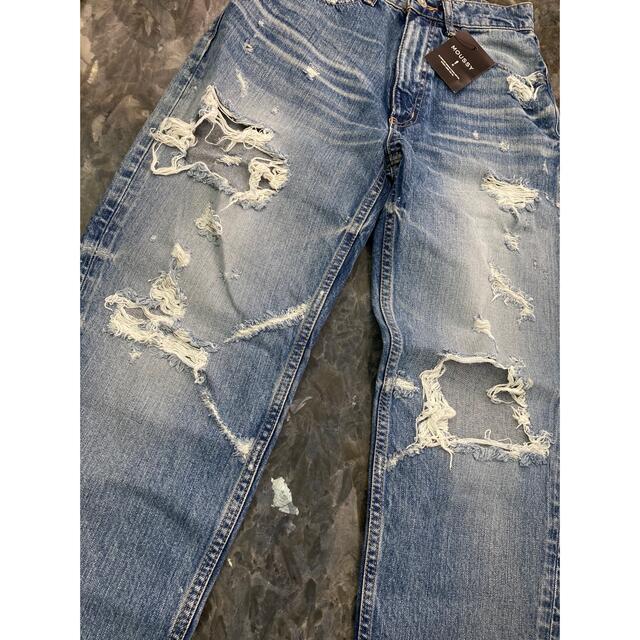 【マウジー】MOUSSY デニムパンツ ジーンズ(25)クラッシュ ダメージ