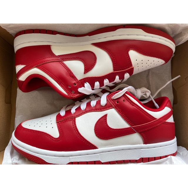 NIKE - 24.5 NIKE DUNK LOW Gym Red ダンク ロー ジムレッドの通販 by