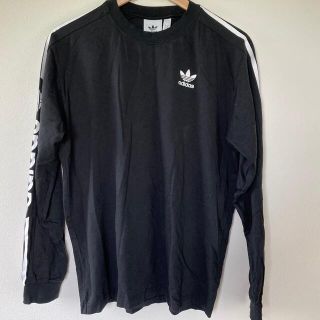 アディダス(adidas)の日本未入荷モデル adidas アディダス ロンT 長袖　袖ロゴ(Tシャツ/カットソー(七分/長袖))