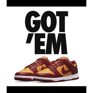 ナイキ(NIKE)のNIKE DUNK Low retro チャンピオンシップ ゴールド (スニーカー)