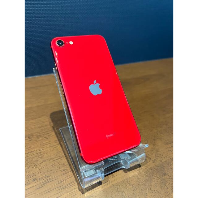 【美品】iPhoneSE2 SIMフリー 64GB REDスマートフォン/携帯電話
