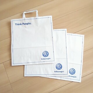フォルクスワーゲン(Volkswagen)のVolkswagen 紙袋 3枚セット(ショップ袋)