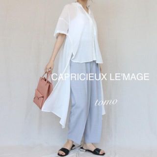 カプリシューレマージュ(CAPRICIEUX LE'MAGE)の新品❁﻿ カプリシューレマージュ　前後差スキッパーシャツ(シャツ/ブラウス(半袖/袖なし))