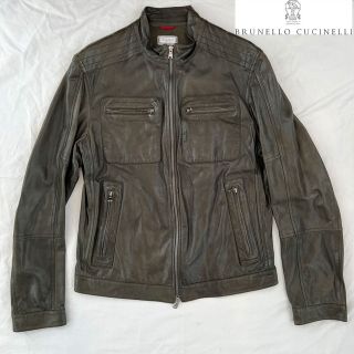 ブルネロクチネリ(BRUNELLO CUCINELLI)のBRUNELLO CUCINELLIレザージャケット ブルネロクチネリ(レザージャケット)