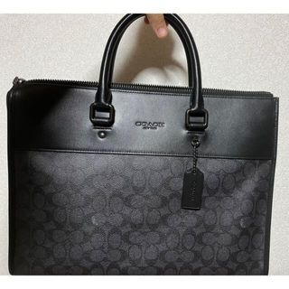 コーチ(COACH)のCOACH ビジネスバック 未使用 入手困難 元値約9万 (ビジネスバッグ)