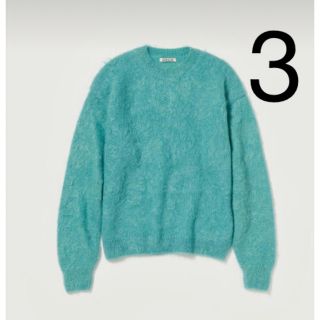 オーラリー(AURALEE)のBRUSHED SUPER KID MOHAIR KNIT P/O 22aw(ニット/セーター)