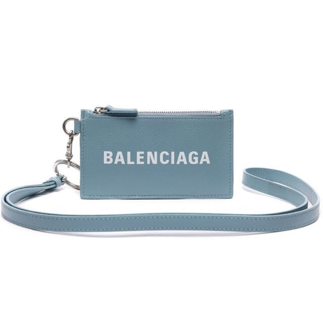 Balenciaga - バレンシアガ ネックストラップ付きカードケース ネックウォレット ブルーの通販 by ハルバルshop｜バレンシアガ
