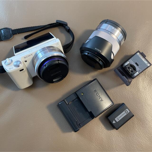 SONY ソニー α アルファ NEX-5N + レンズ + フラッシュ www.gwcl.com.gh