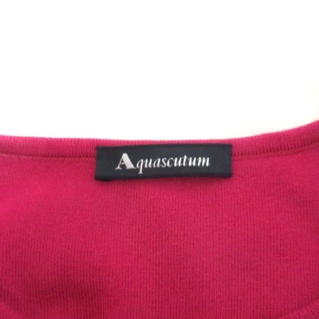 AQUA SCUTUM(アクアスキュータム)のアクアスキュータム AQUASCUTUM ノースリーブ カットソー ニット  レディースのトップス(カットソー(半袖/袖なし))の商品写真