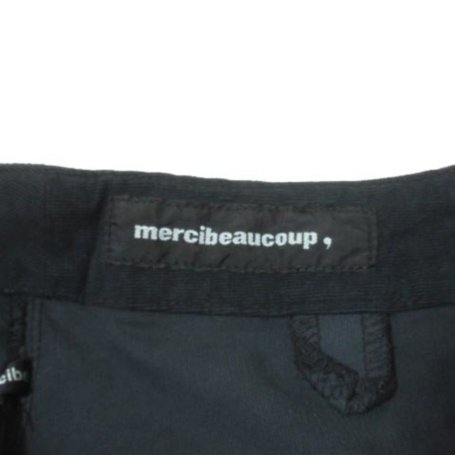 mercibeaucoup(メルシーボークー)のメルシーボークー mercibeaucoup サルエルパンツ コーデュロイ 黒 レディースのパンツ(サルエルパンツ)の商品写真