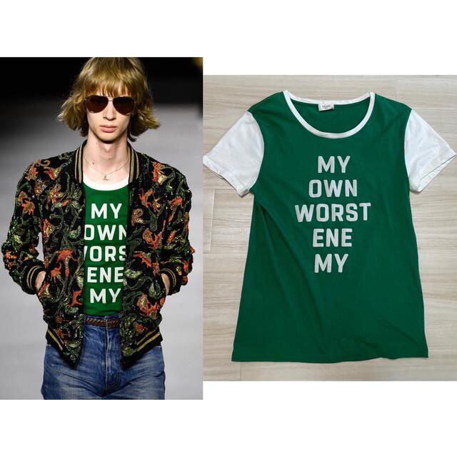 20SS Celine セリーヌ フェルトパッチ Tシャツ エディスリマン | eloit.com