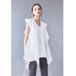 フォクシー(FOXEY) フリルブラウス シャツ/ブラウス(レディース/半袖