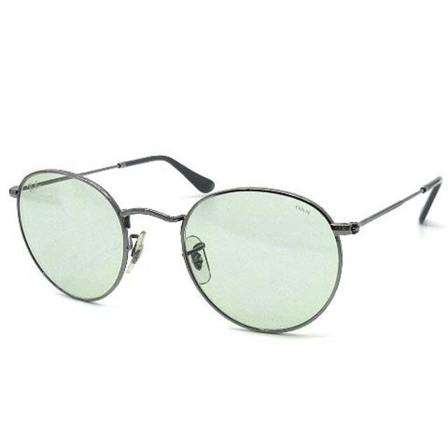 レイバン RAY BAN ラウンドメタル 調光 サングラス RB344713cmテンプル