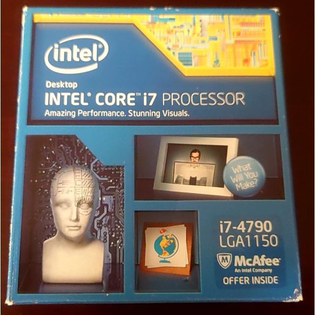 箱クーラー説明書マザーボードIntel Core I7 4790・マザーボード・メモリ・クーラーセット