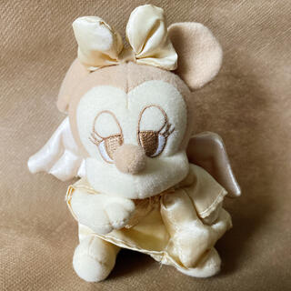 ディズニー(Disney)のミニーちゃん　ぬいぐるみキーホルダー(キャラクターグッズ)