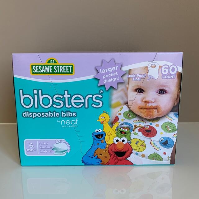 コストコ(コストコ)の 【新品未開封】Sesame Street bibsters お食事エプロン キッズ/ベビー/マタニティの授乳/お食事用品(お食事エプロン)の商品写真