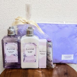 ロクシタン(L'OCCITANE)のロクシタン　ホワイトラベンダーセット　おまけつき❣️(ボディローション/ミルク)