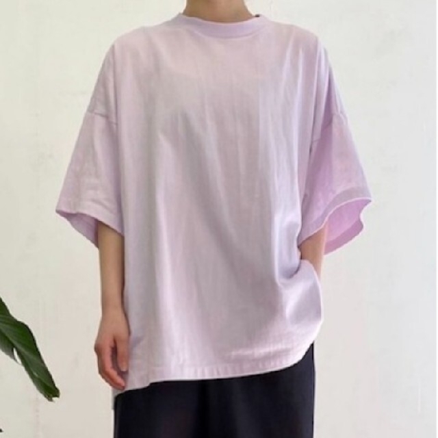 UNITED ARROWS(ユナイテッドアローズ)のBLAMINK　コットンクルーネックオーバースリーブTシャツ レディースのトップス(Tシャツ(半袖/袖なし))の商品写真