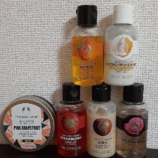 ザボディショップ(THE BODY SHOP)の[ローズ追加]ボディショップ ボディシャンプー60ml×5種　ボディバター50g(ボディソープ/石鹸)