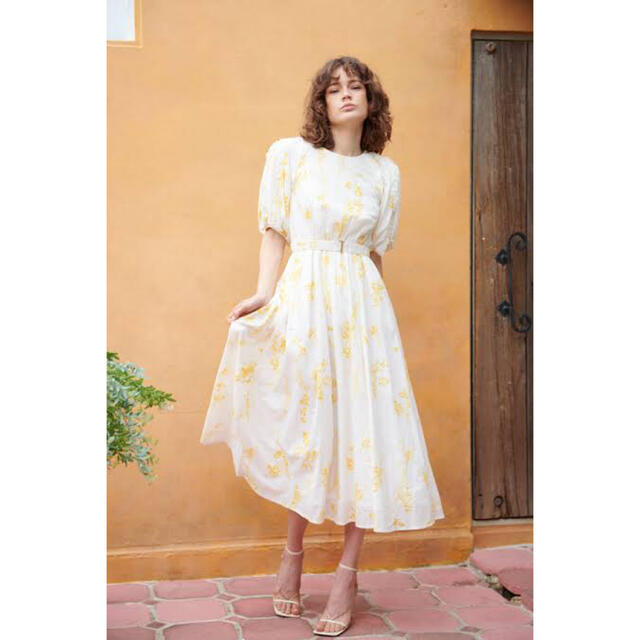 Estella k. オールオーバー刺繍ドレス　ワンピース レディースのワンピース(ロングワンピース/マキシワンピース)の商品写真
