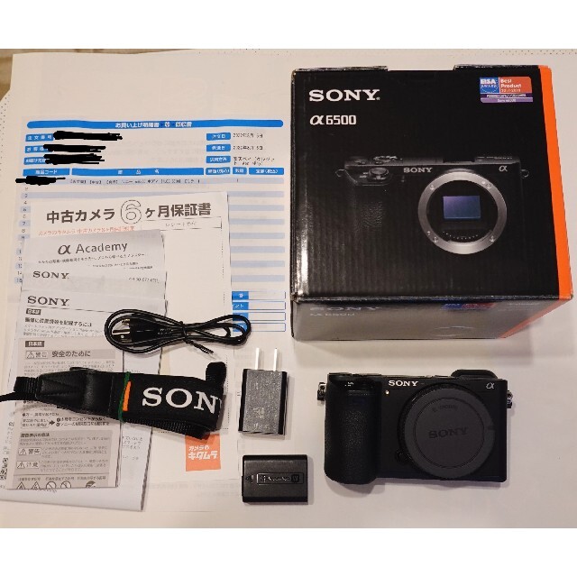 良品 SONY α6500 ILCE-6500 ボディ ソニー 販売店保証有