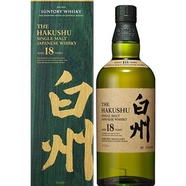 新しい到着 サントリー 1本 白州18年 700ml - ウイスキー
